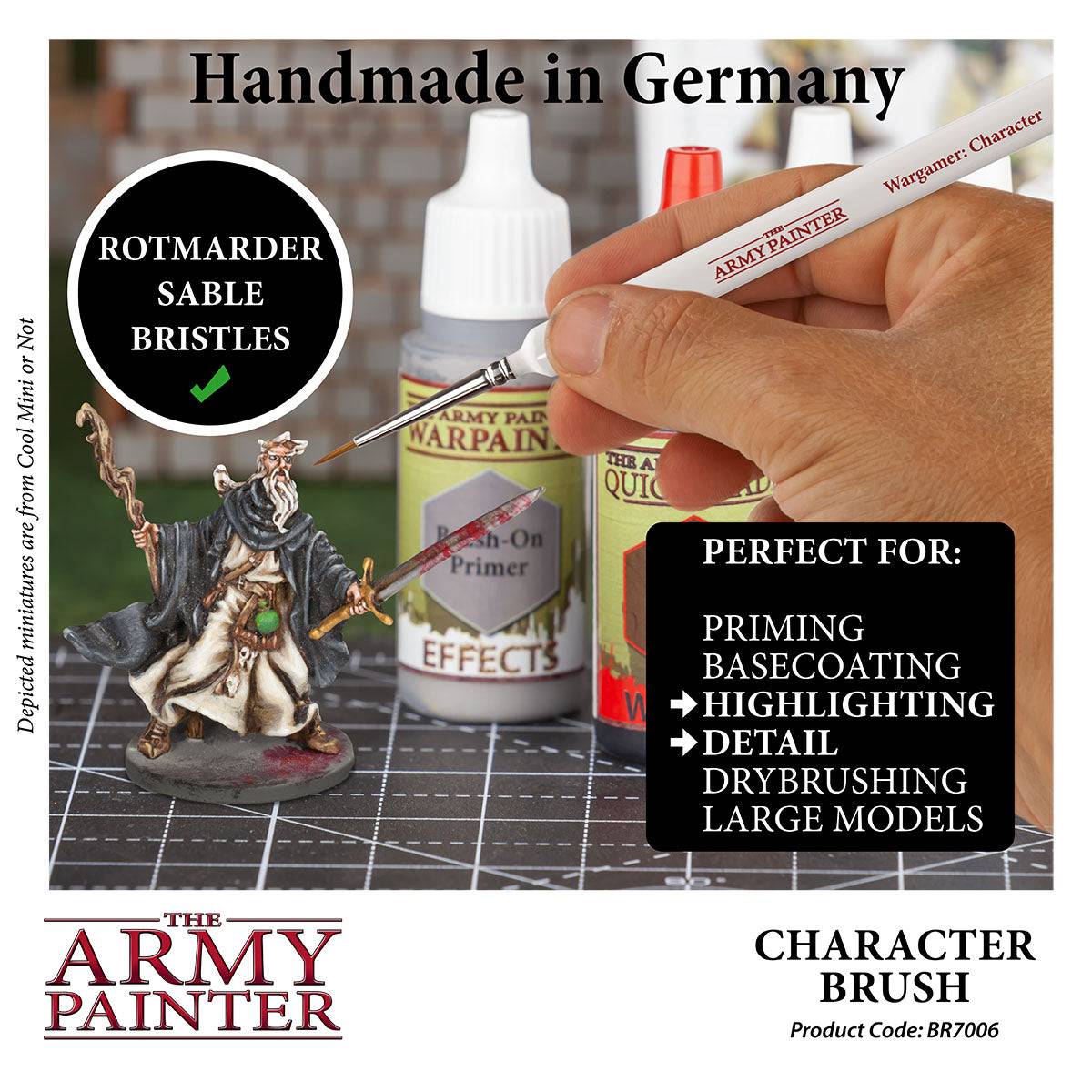 Army Painter: Brush: Wargamer: Character