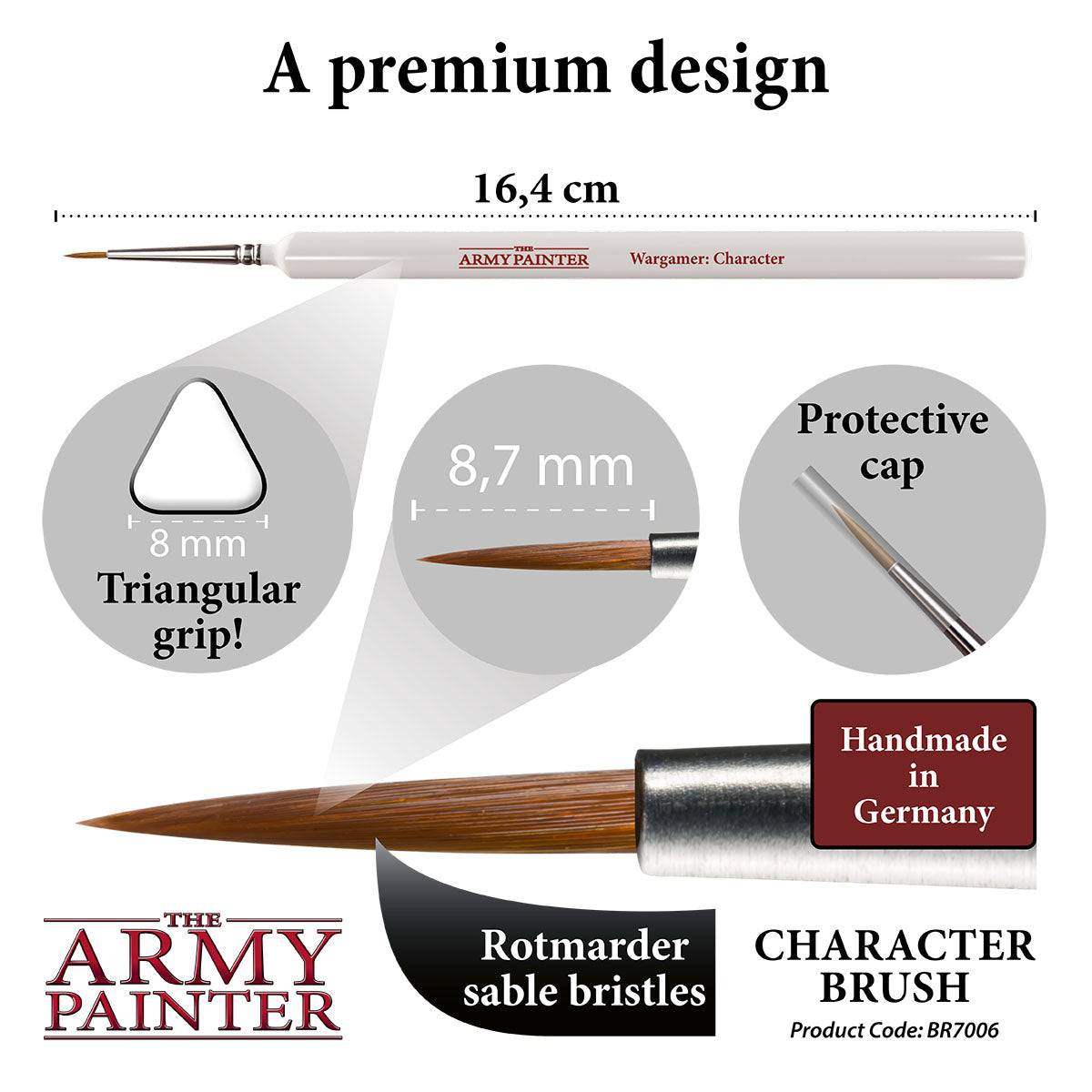 Army Painter: Brush: Wargamer: Character
