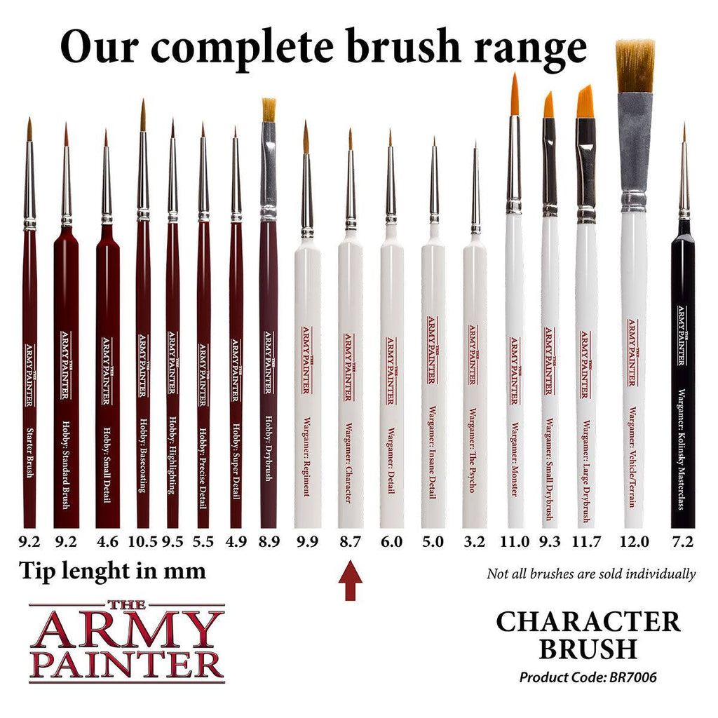 Army Painter: Brush: Wargamer: Character