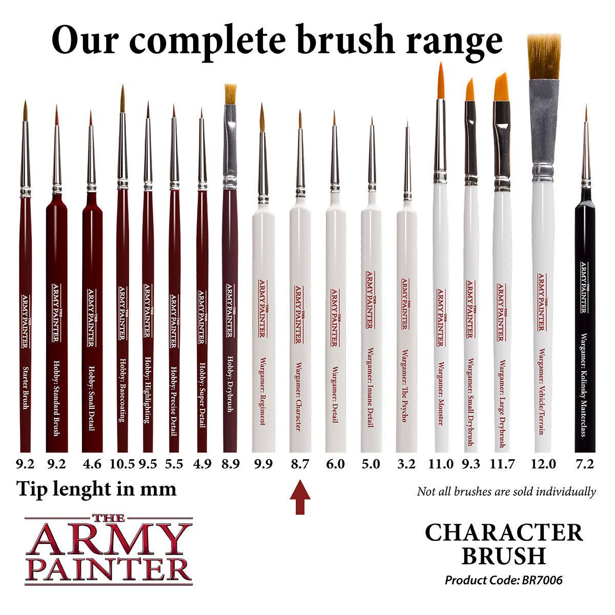 Army Painter: Brush: Wargamer: Character