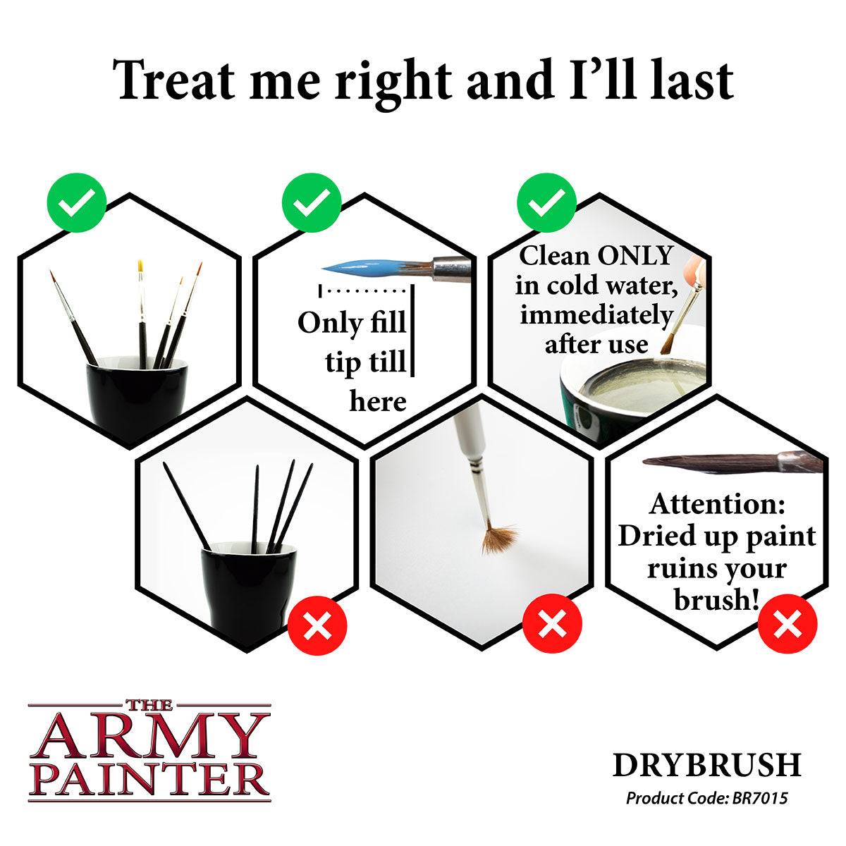 Army Painter: Brush: Hobby: Drybrush