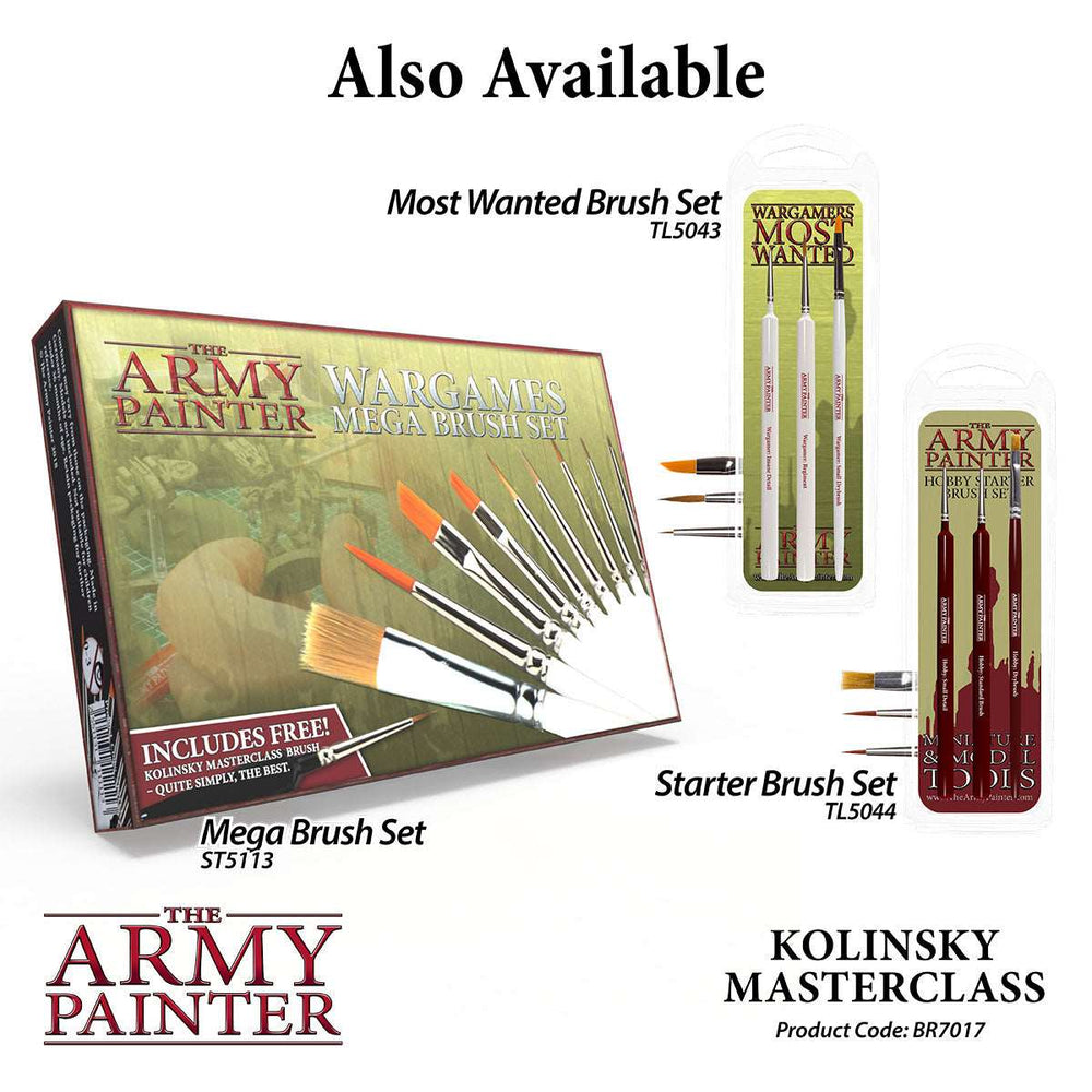 Army Painter: Brush: Wargamer: Kolinsky Masterclass