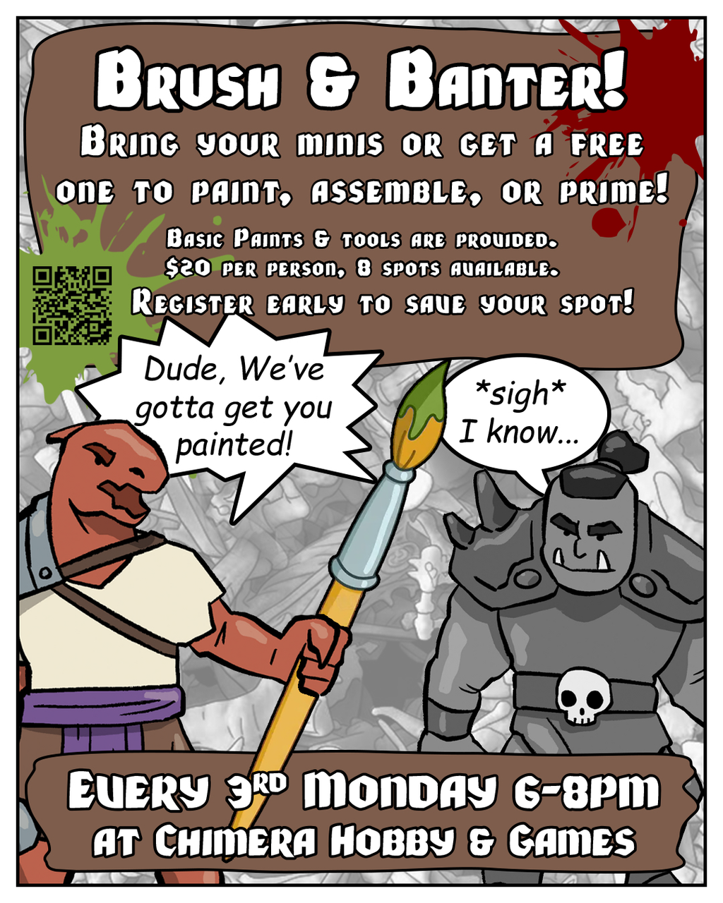 Ticket: Brush & Banter - 15 Dec 2025 at 06:00 PM