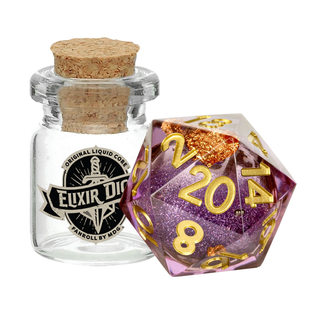 FanRoll: Liquid Core Elixir D20: Aether Abstract