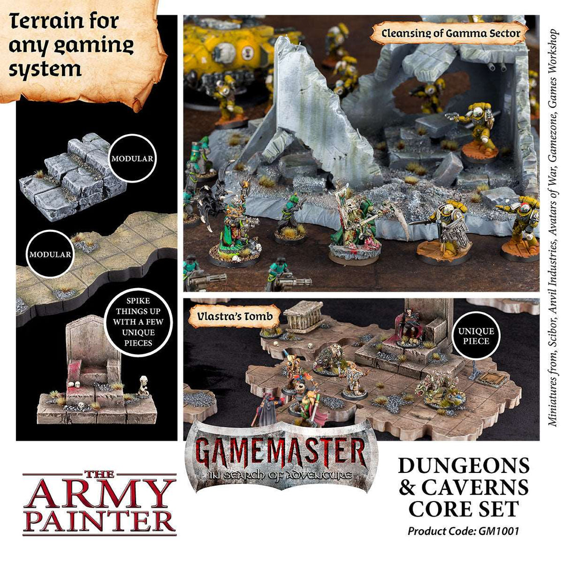 Army Painter: Gamemaster: Dungeon/Cavern Core Set