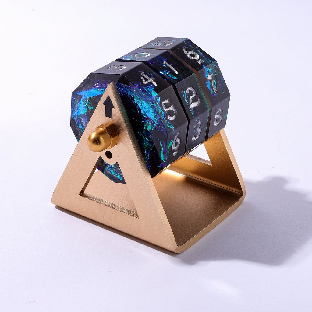 HymGho Dice: Eldritch Dial Gaming Counter: Black
