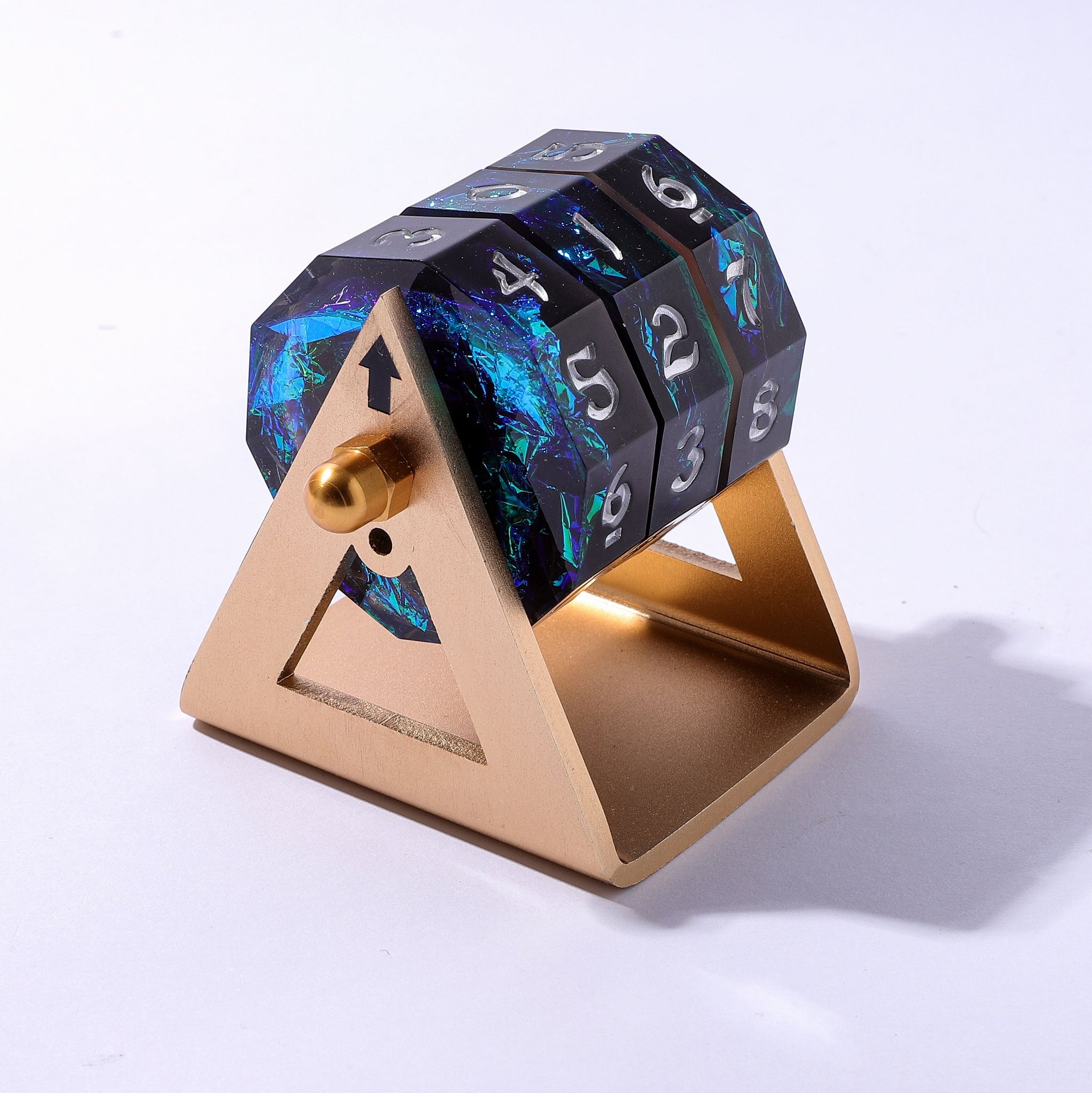 HymGho Dice: Eldritch Dial Gaming Counter: Black