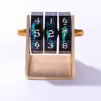 HymGho Dice: Eldritch Dial Gaming Counter: Black
