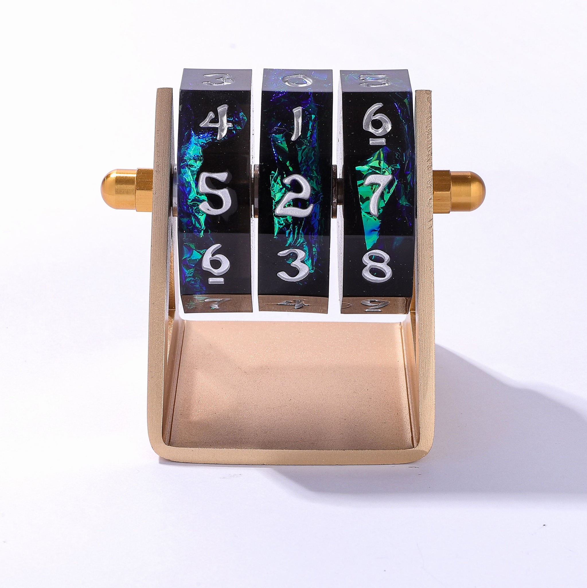 HymGho Dice: Eldritch Dial Gaming Counter: Black