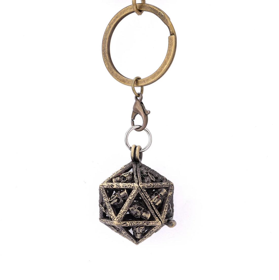 HymGho Dice: Grimskull's D20 Locket Gift Set: Ancient Gold