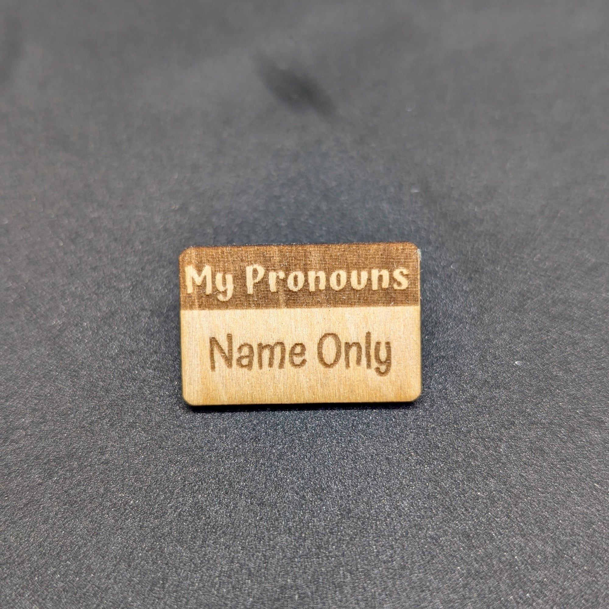 T&T: Handmade Wood Pronoun Pins