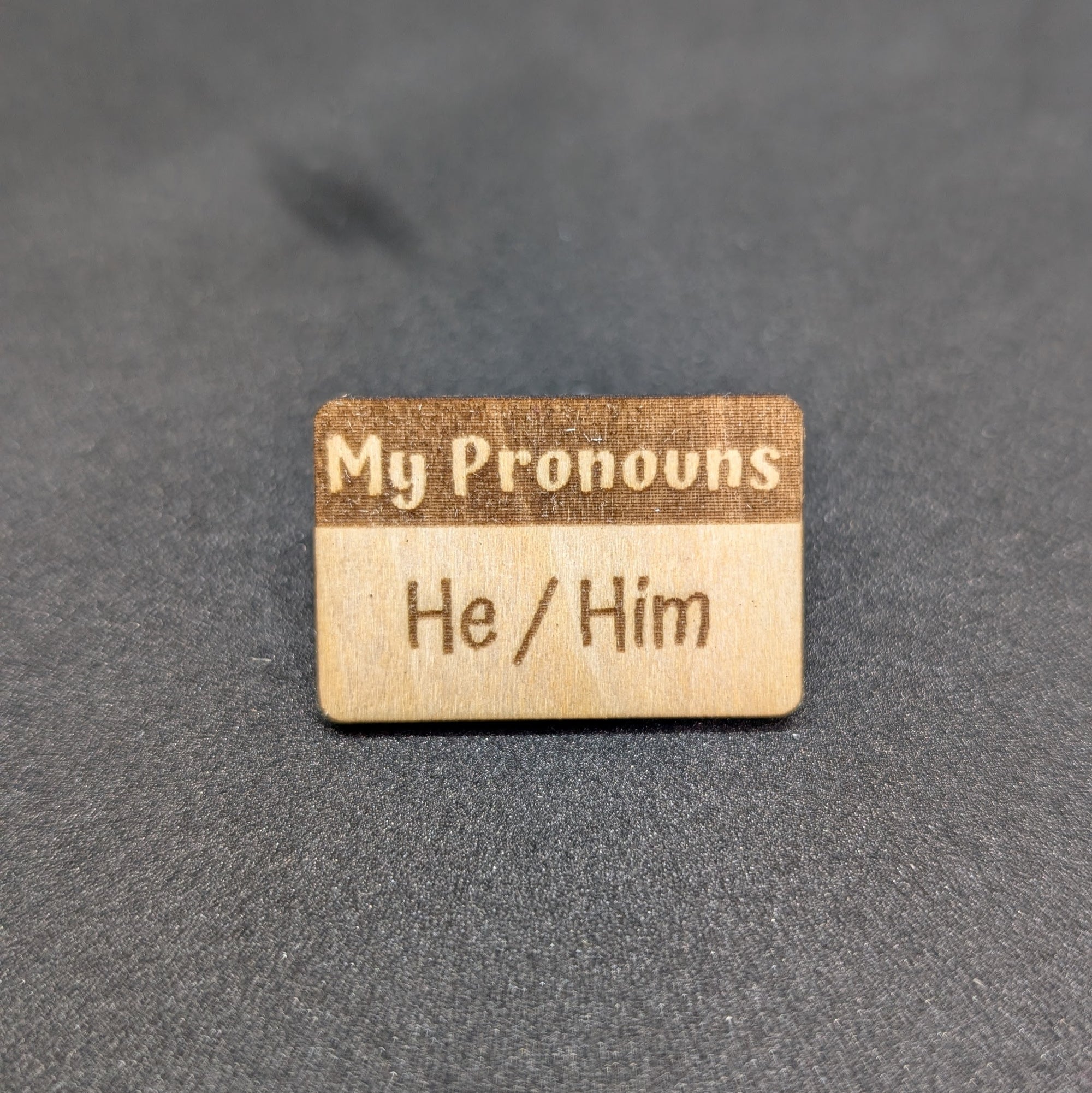 T&T: Handmade Wood Pronoun Pins