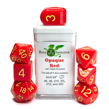 R4I: 7 Set: Opaque: Red w/Yellow