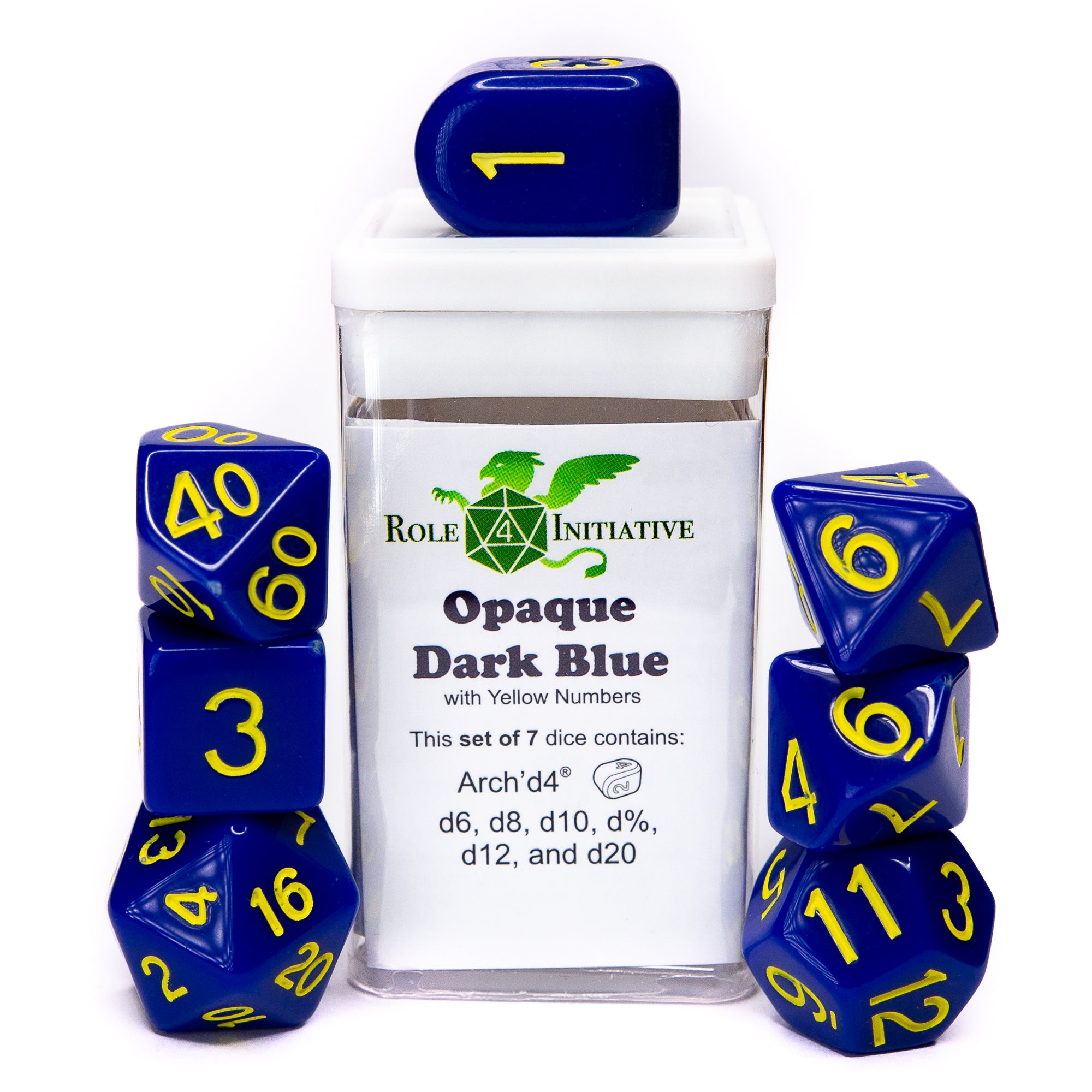 R4I: 7 Set: Opaque: Dark Blue w/Yellow