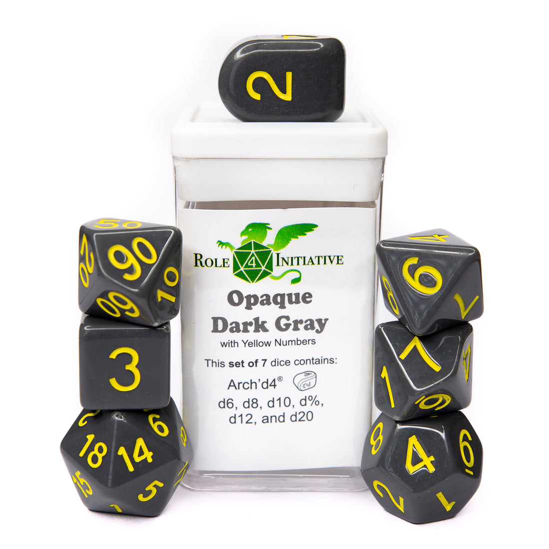 R4I: 7 Set: Opaque: Dark Grey w/Yellow