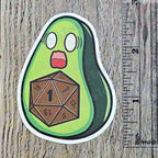 T&T: Sticker: Crit-a-cado CritFail (Matte)