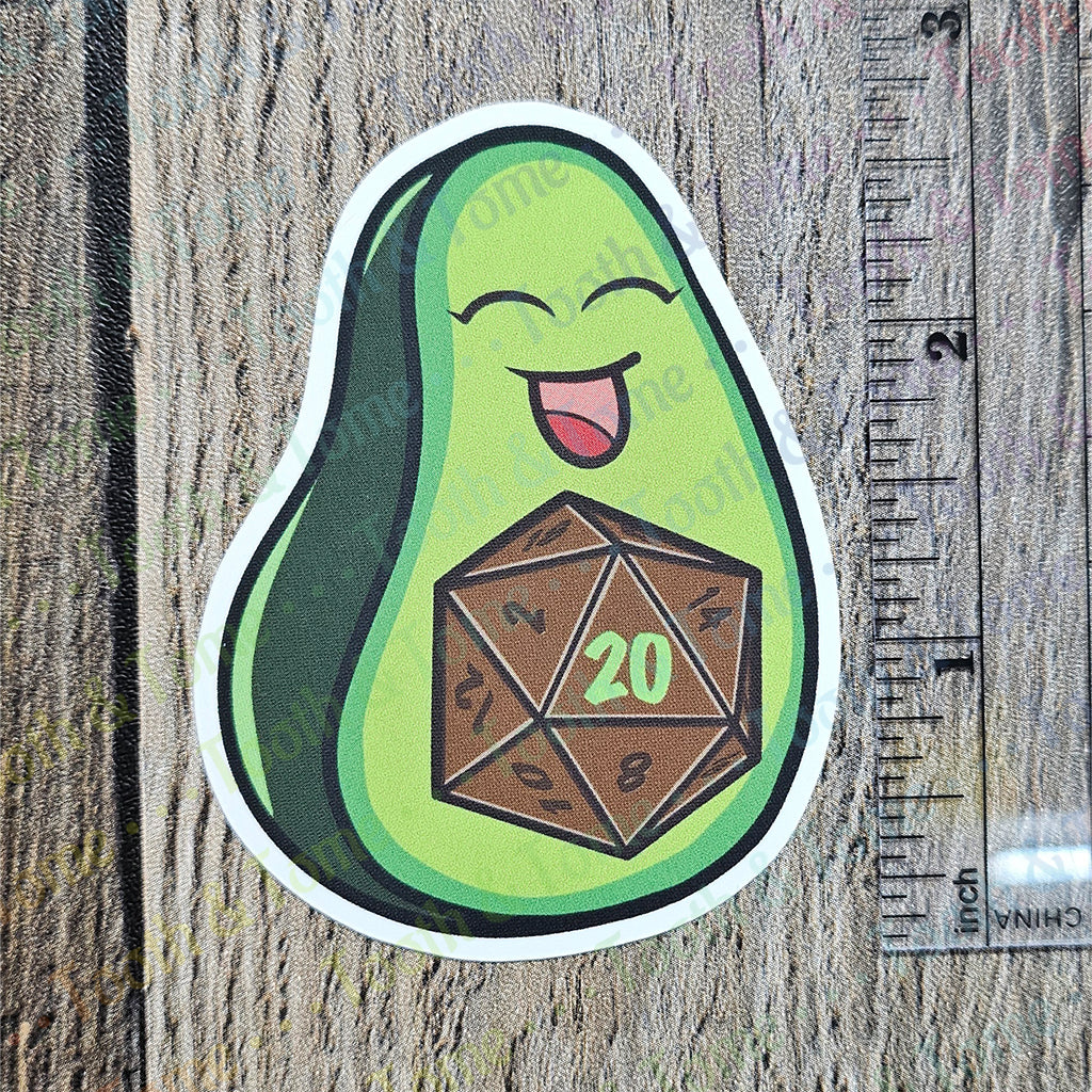 T&T: Sticker: Crit-a-cado CritSuccess (Matte)