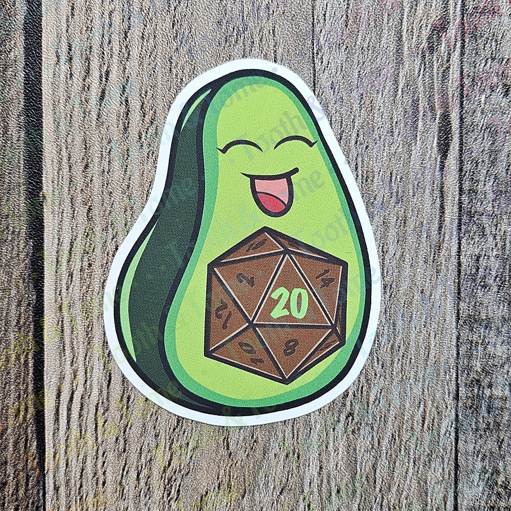 T&T: Sticker: Crit-a-cado CritSuccess (Matte)