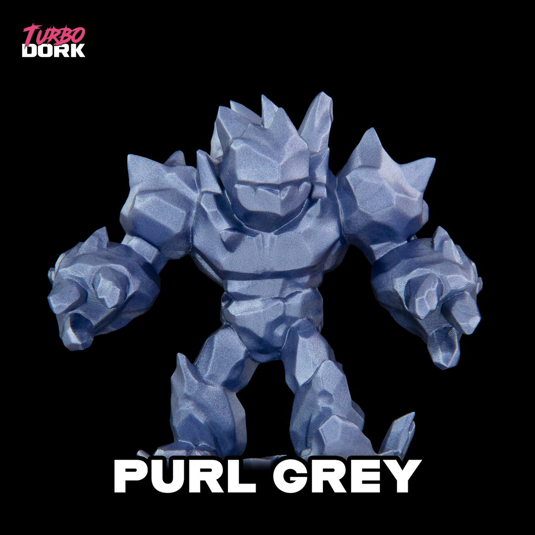 TurboDork: Metallic: 22ml: Purl Grey