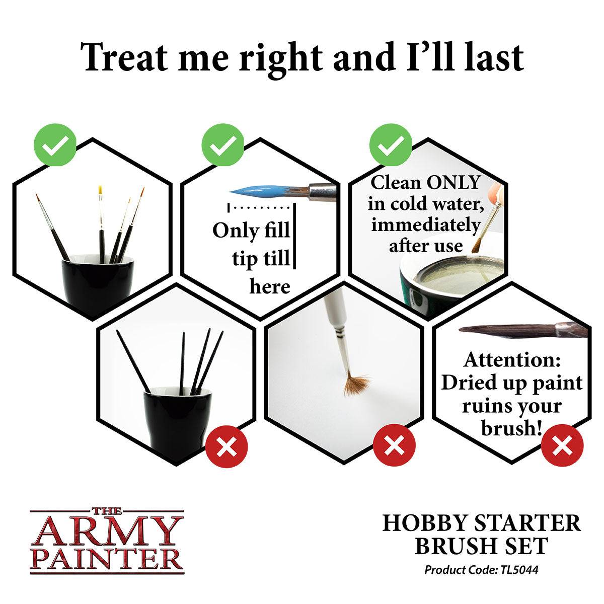 Army Painter: Hobby Starter Brush Set