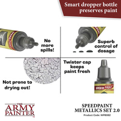 Army Painter: Speedpaint: Metallics Set 2.0