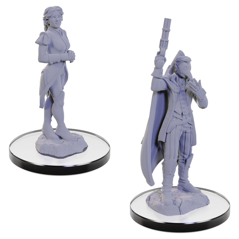 Wizkids: Critical Role: Unpainted Minis: Percival & Cassandra De Rolo