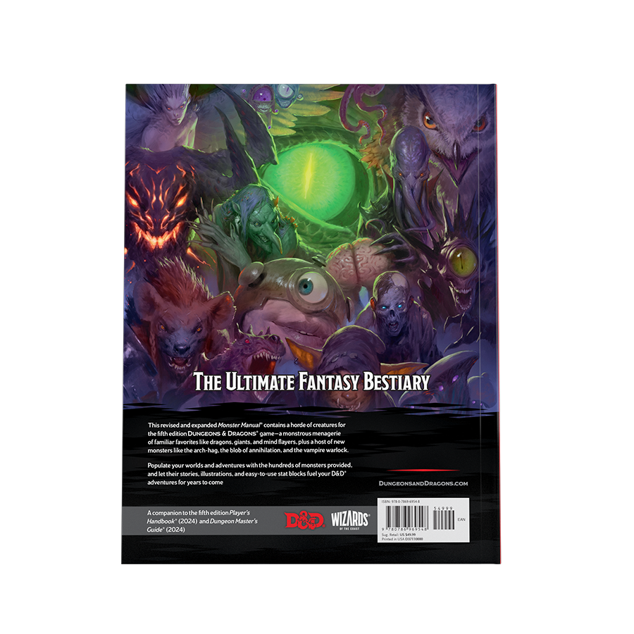 monsters manuel 5e D&D 5E: Monster Manual (2024) – Chimera Hobby & Games