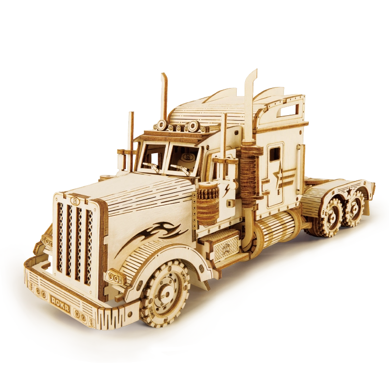 Robotime - Rokr 3D Wooden Puzzle DIY Heavy Truck MC502