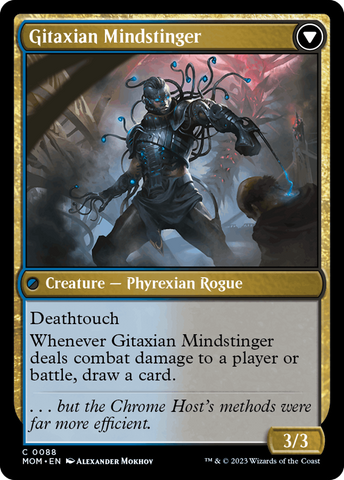 Aetherblade Agent // Gitaxian Mindstinger [March of the Machine]