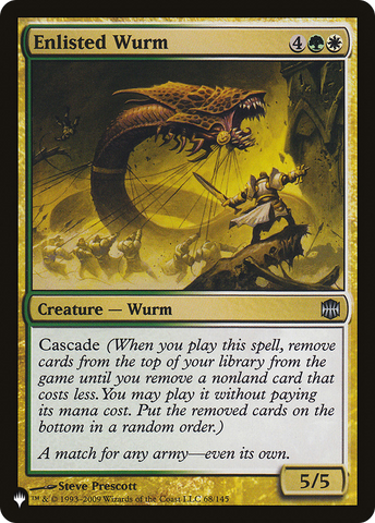 Enlisted Wurm [The List]