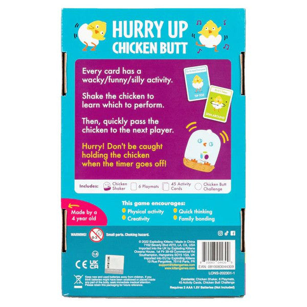 Card Game: Hurry Up Chicken Butt