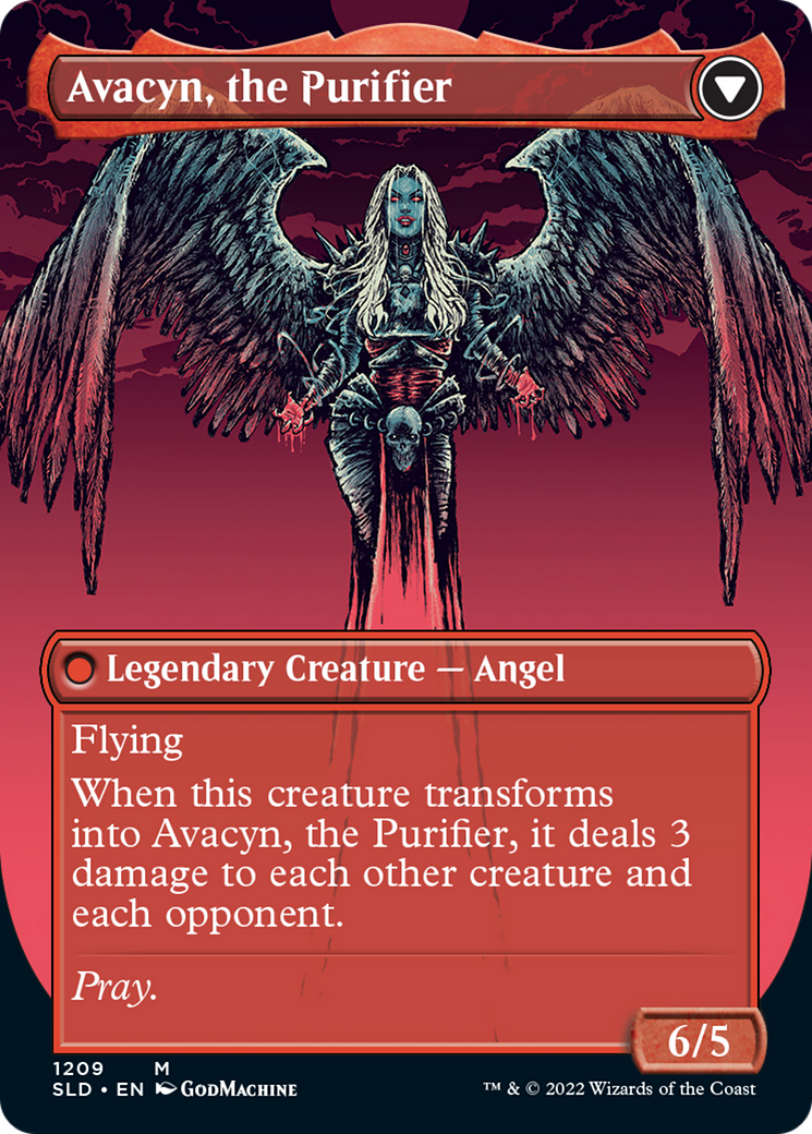 avacyn mtg cards (1209) Magic The Gathering Secret Lair Commander Deck: From Cute to Brute Single: Archangel Avacyn / Avacyn, The Purifier (V.2) Holo Mythic