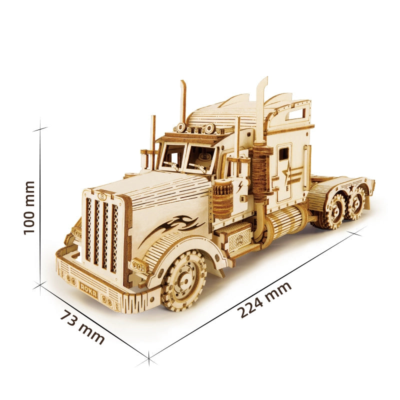 Robotime - Rokr 3D Wooden Puzzle DIY Heavy Truck MC502