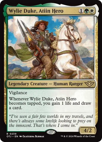 Wylie Duke, Atiin Hero [Outlaws of Thunder Junction]