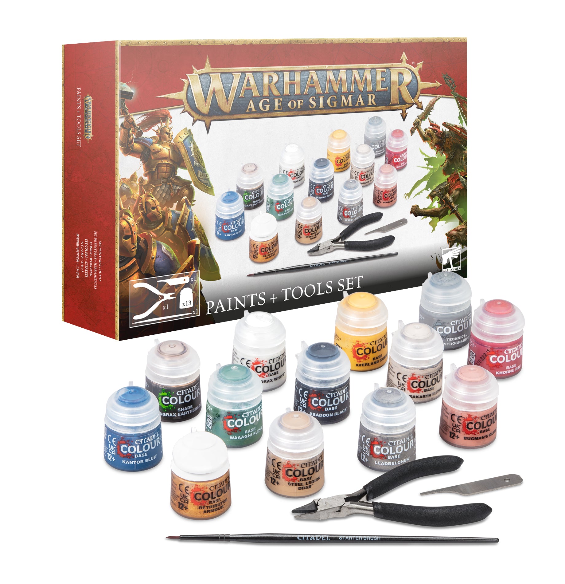 GW: Citadel Paint: AoS: Paints + Tools (2024)
