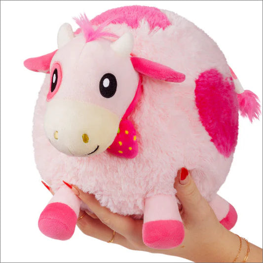 Plush: Squishable: Mini: Strawberry Cow