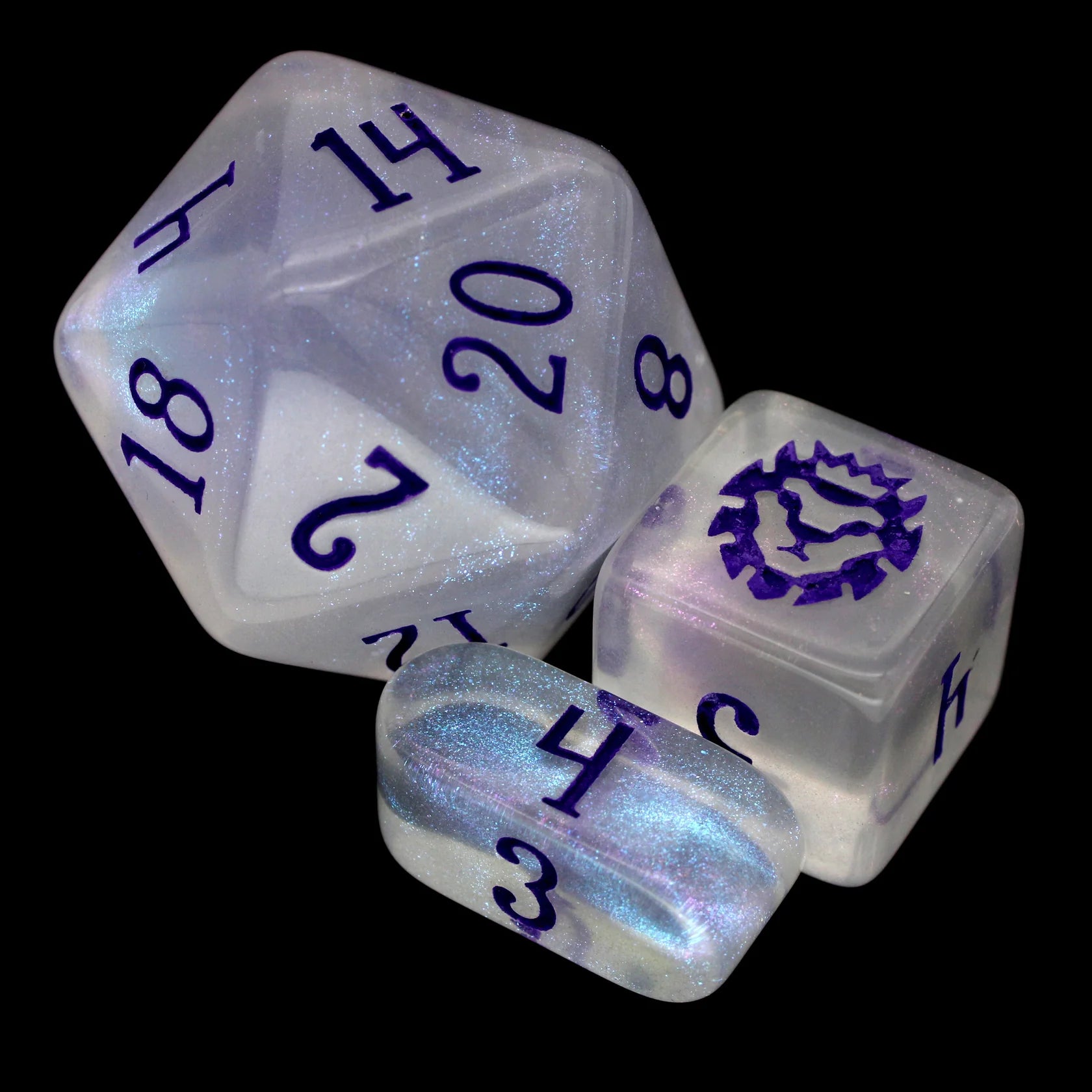 Dice Envy: 10 Piece Sets: Moonlight
