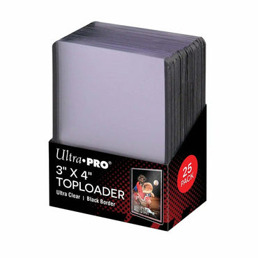 UltraPro: Regular Toploader: 3x4 (25ct) Black