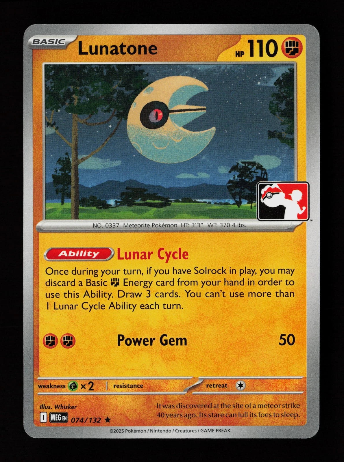 Lunatone [Prize Pack Series Cards] (074/132)