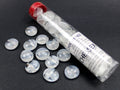 Chessex: Glass Stones Tube: Catseye White (20)