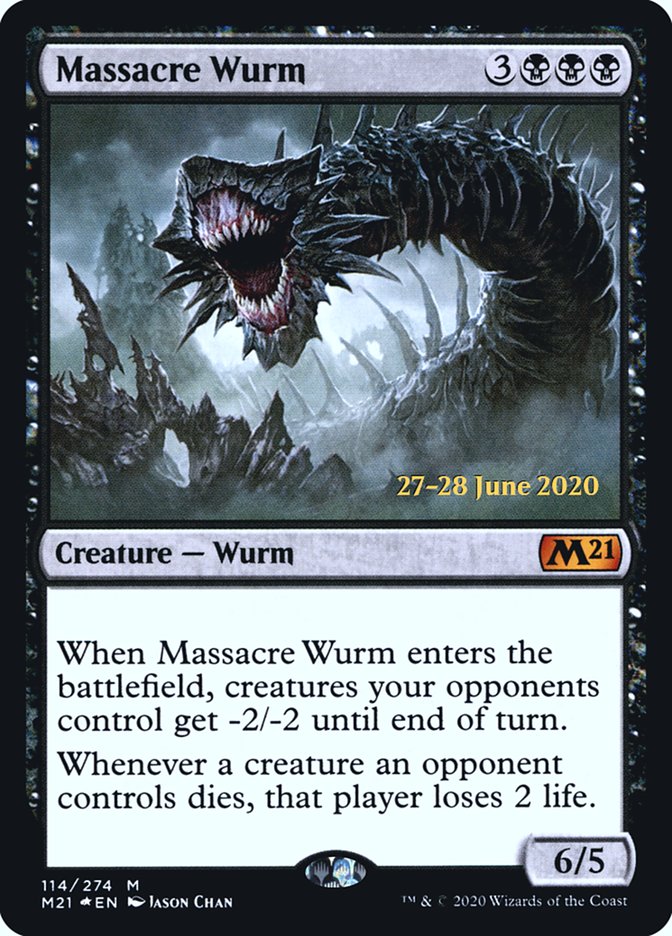 Massacre Wurm [Core Set 2021 Prerelease Promos]