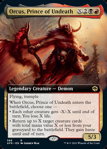 Orcus, Prince of Undeath (Extended Art) [Dungeons & Dragons: Adventures in the Forgotten Realms]