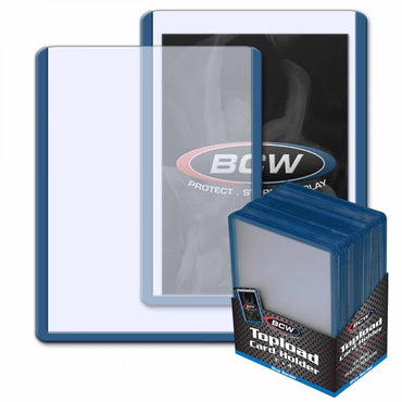 BCW: Color Edge Toploader: 3x4 Standard (25)