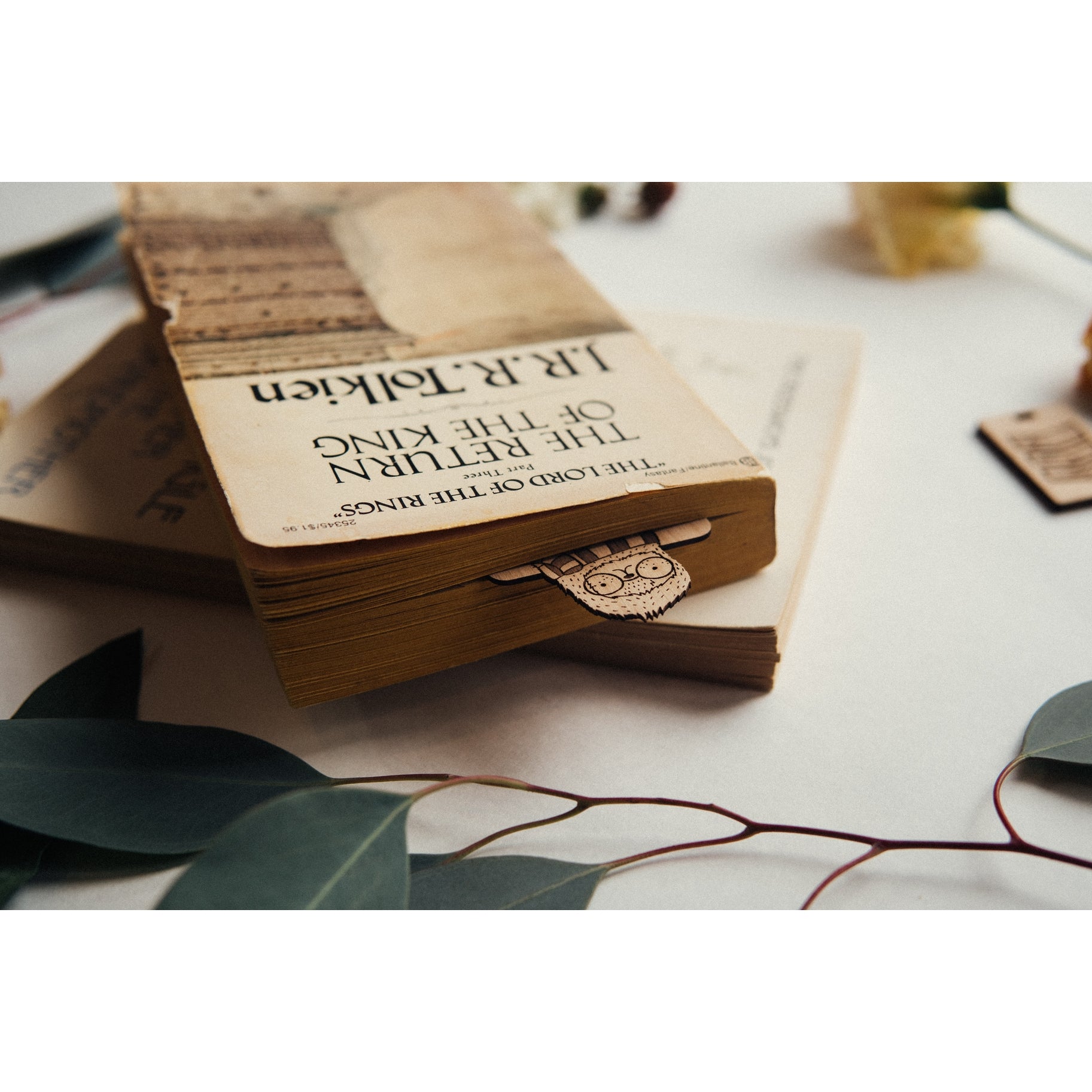 North to South Designs: Wood: Bookmark: Harry Sloth