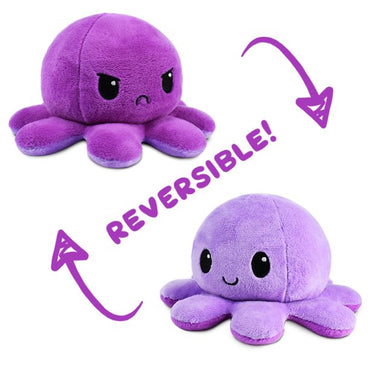TT: Reversible Octopus Mini Plush: Pink & Purple