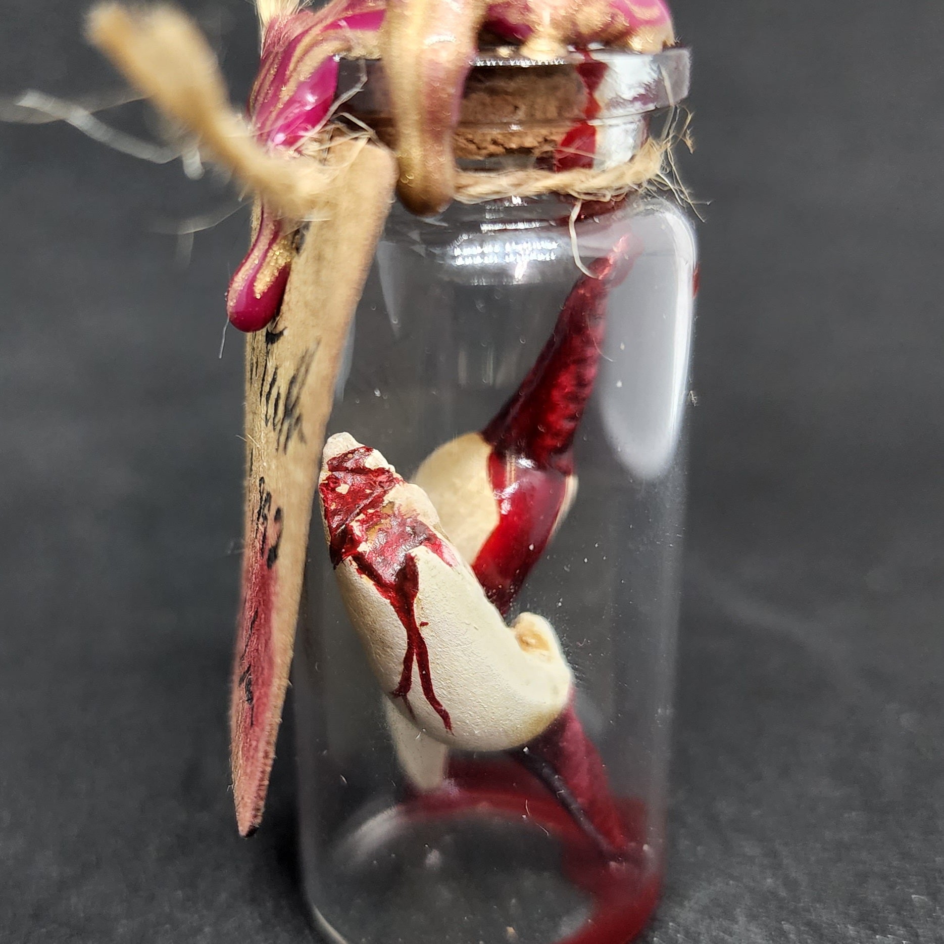 T&T: Handmade Vampire Teeth Trophy Prop