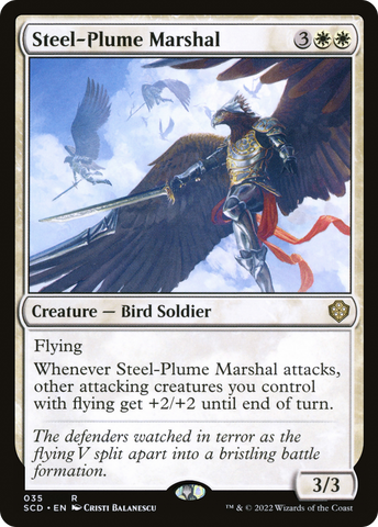 Steel-Plume Marshal [Starter Commander Decks]