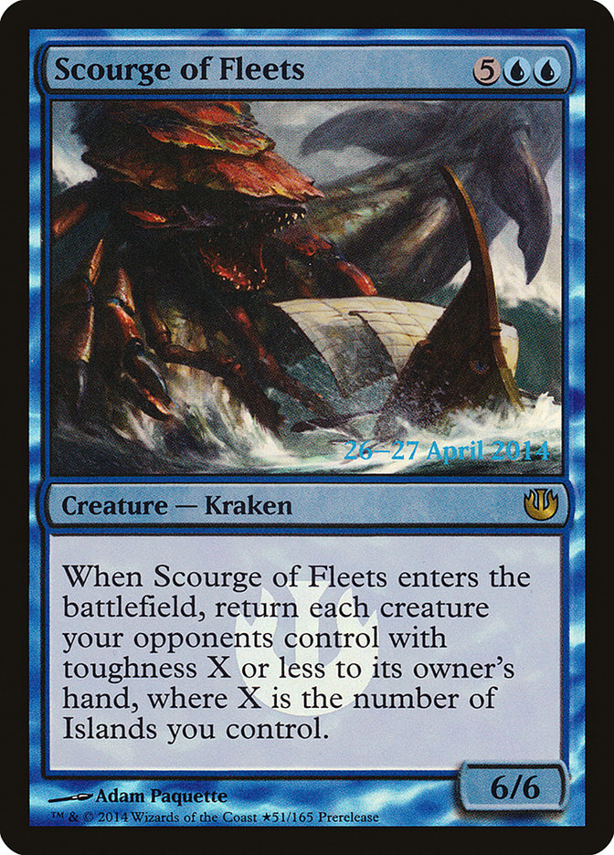 Scourge of Fleets [Journey into Nyx Prerelease Promos] - Chimera Hobby & Games