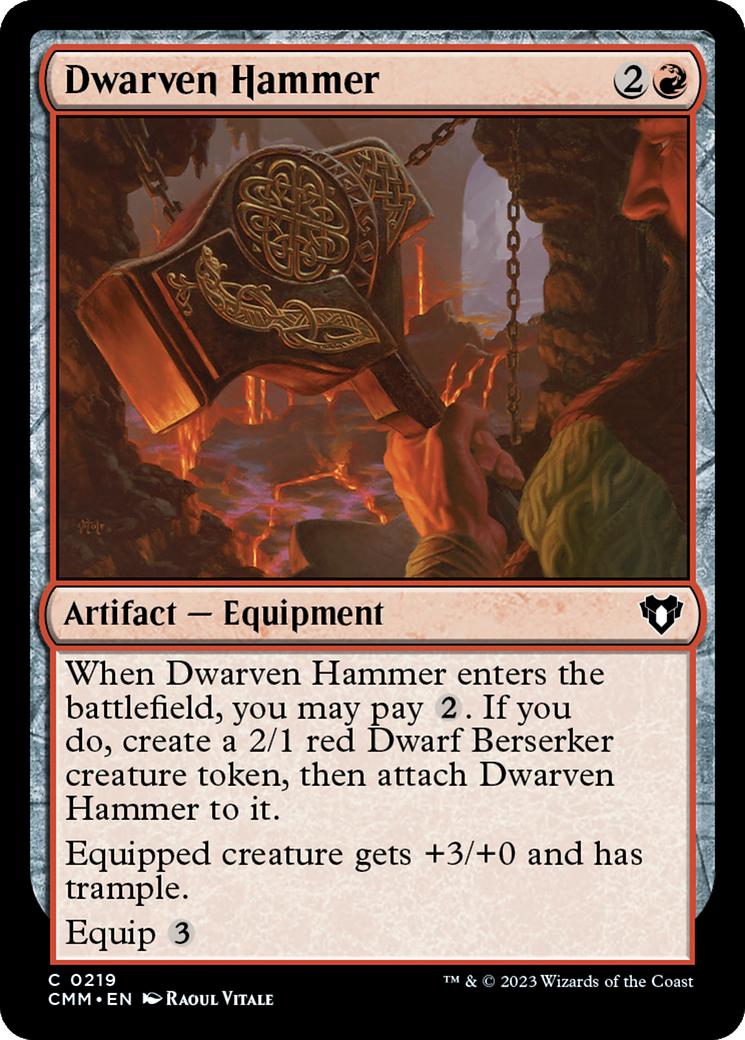 Dwarven Hammer [Commander Masters]
