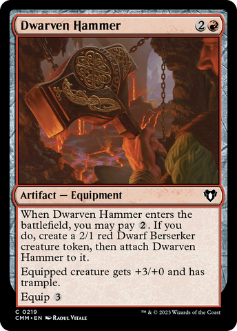 Dwarven Hammer [Commander Masters]